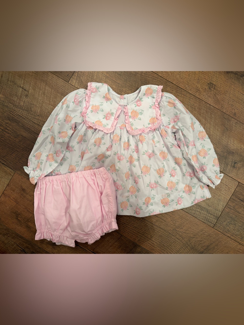 Eliza James Kids pumpkin diaper set